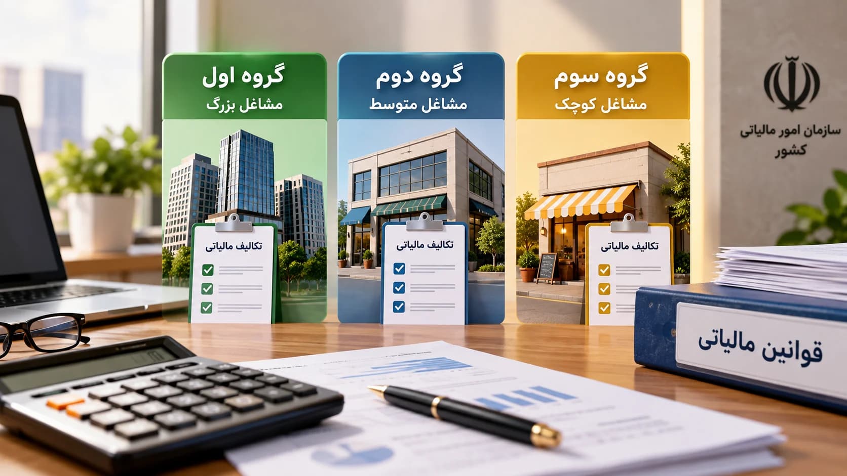 گروهبندی مشاغل مالیاتی؛ راهنمای گروه اول، دوم و سوم و تکالیف هر گروه