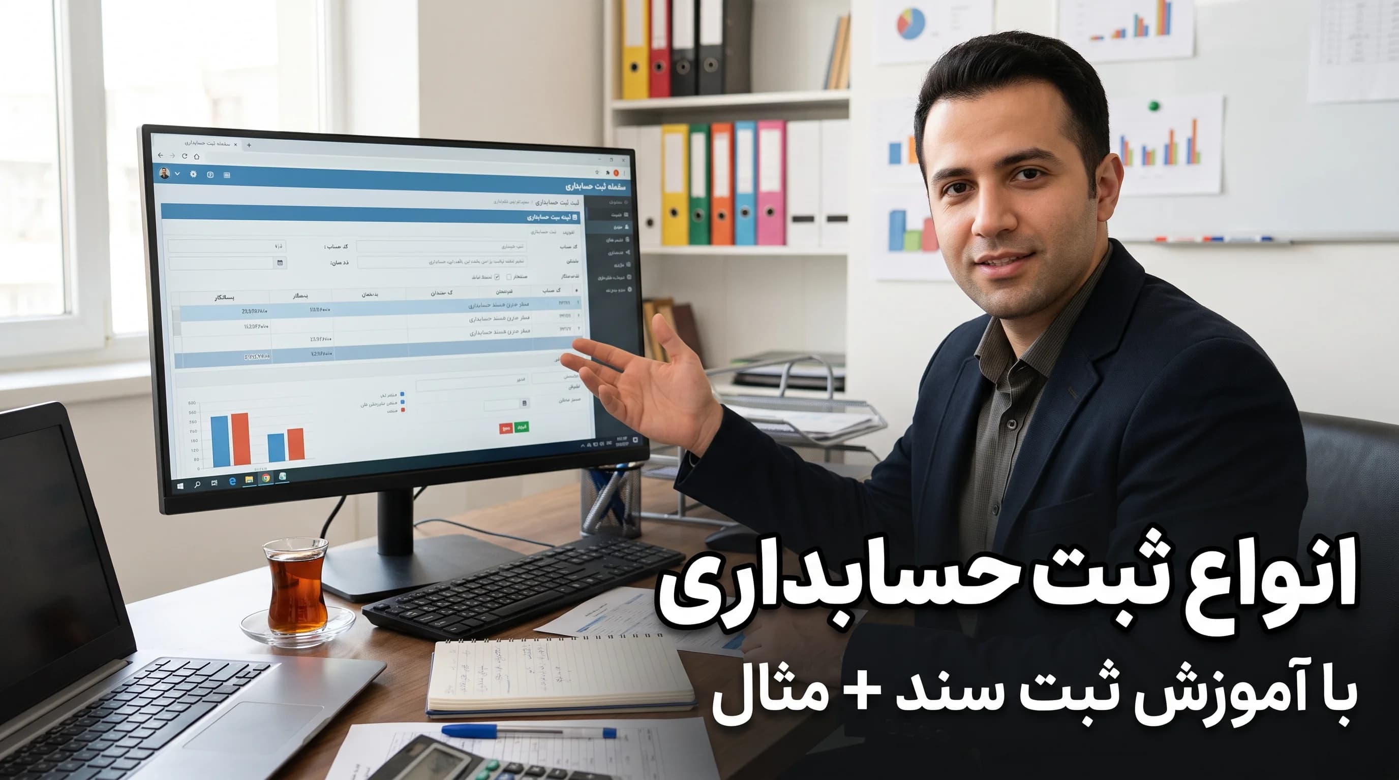 انواع ثبت حسابداری با آموزش ثبت سند + مثال